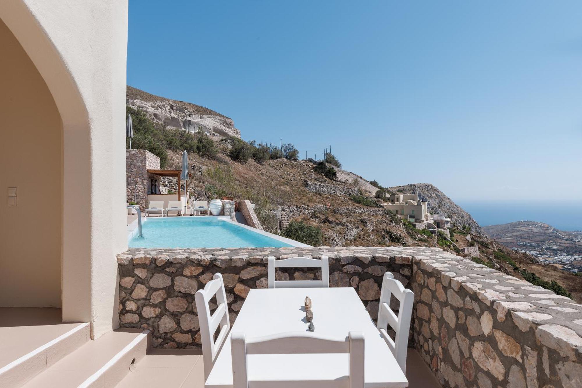 Zatrikion Santorini Villas Pyrgos Kallistis Exterior foto