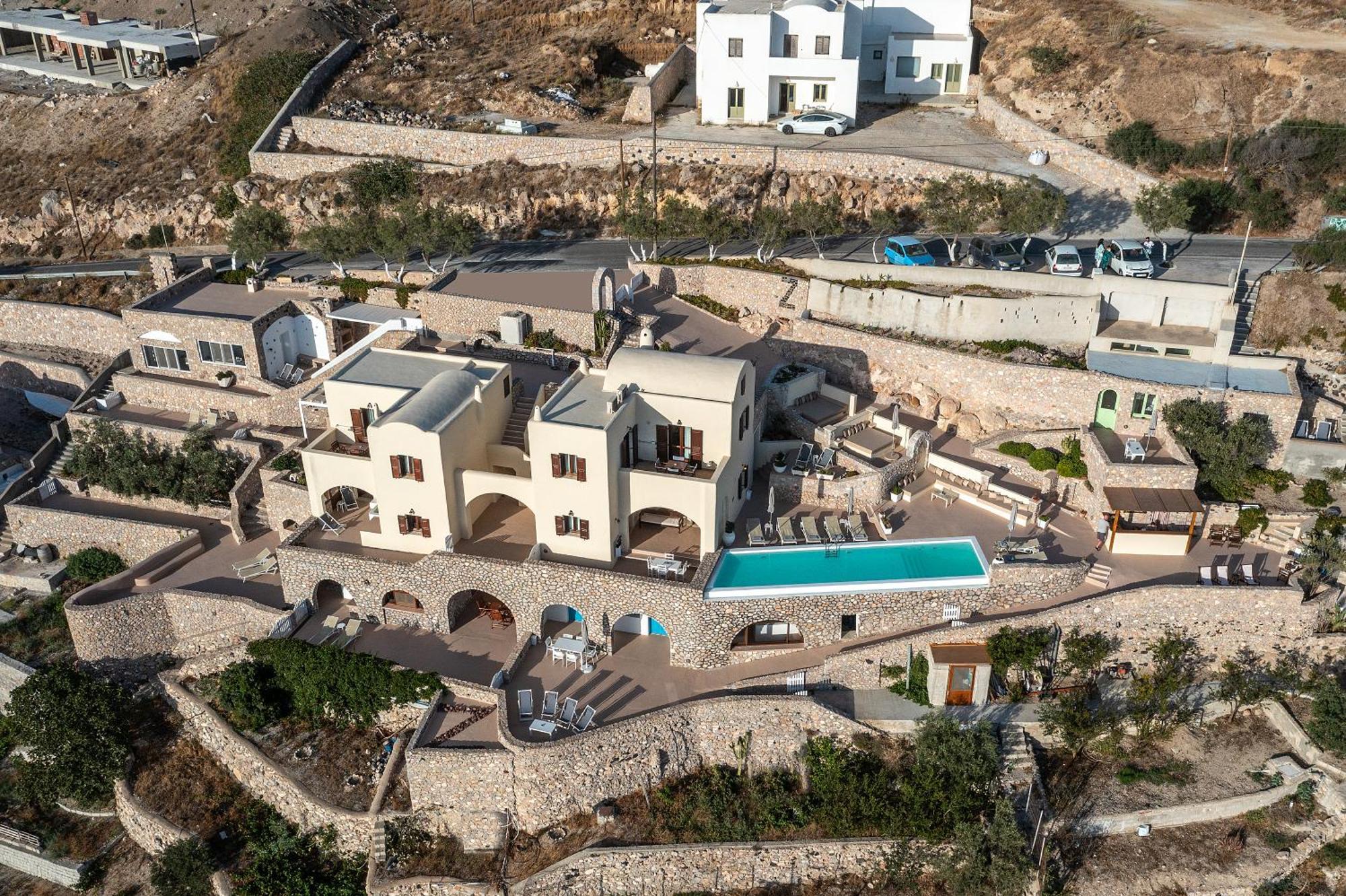 Zatrikion Santorini Villas Pyrgos Kallistis Exterior foto