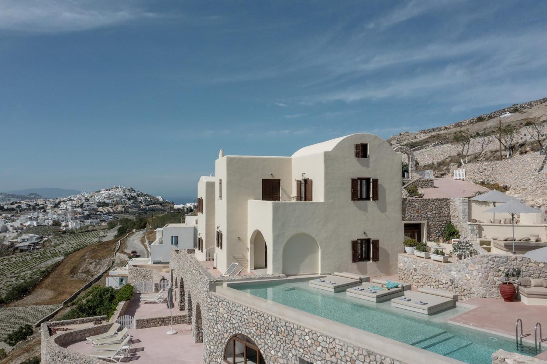 Zatrikion Santorini Villas Pyrgos Kallistis Exterior foto